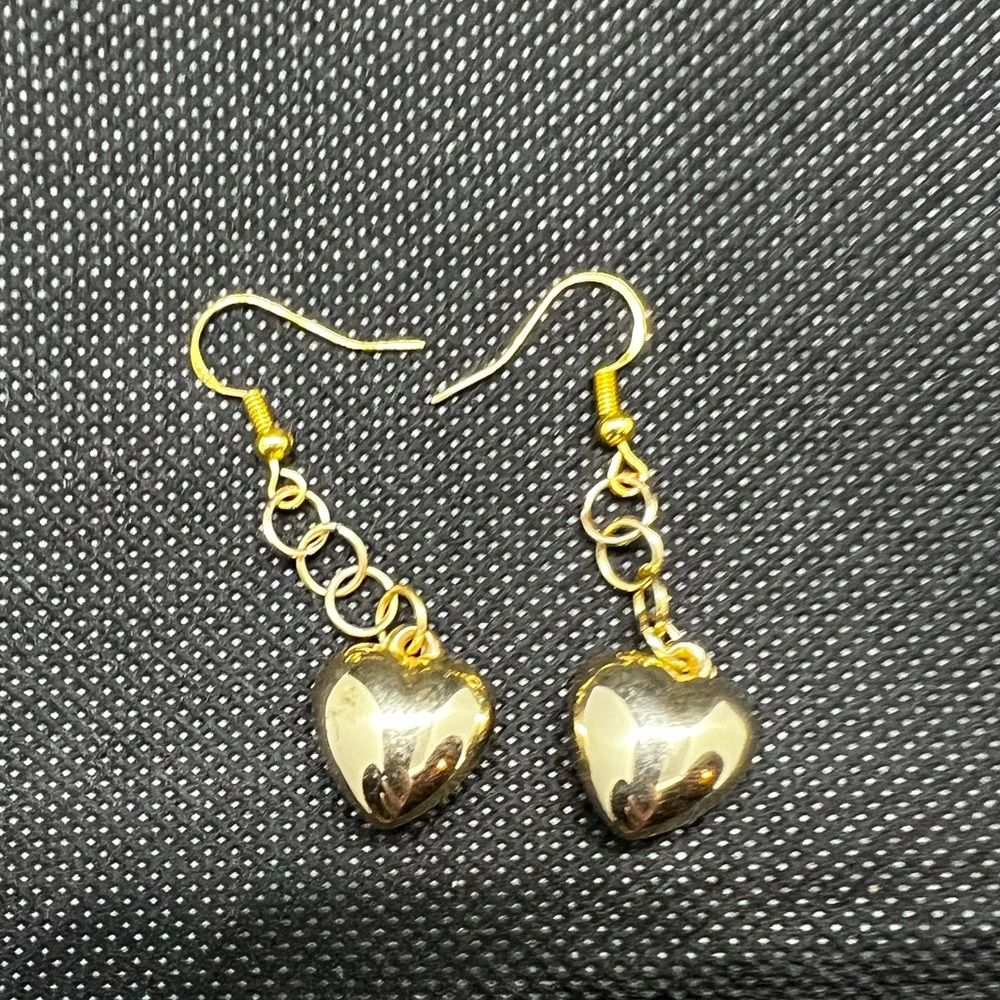 Handmade Golden Hearts